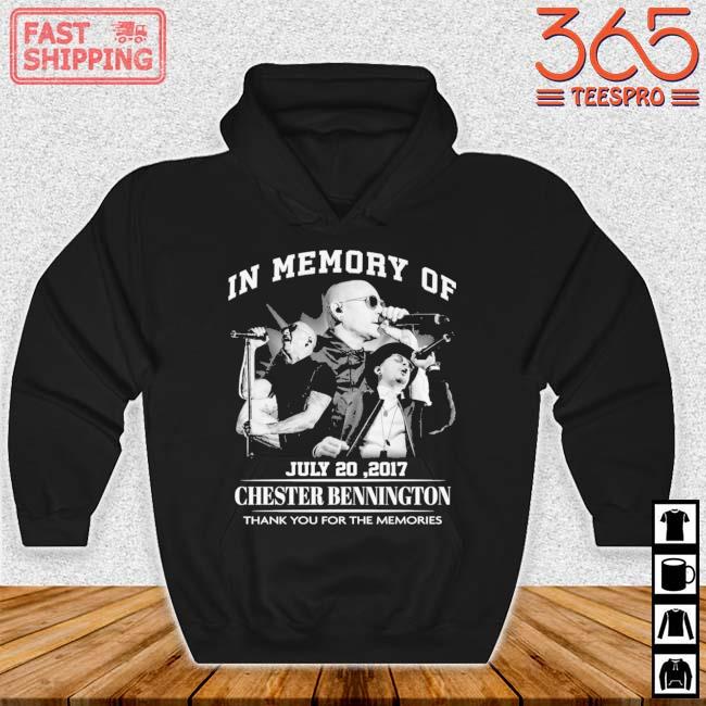 In memory of july 20 2017 Chester Bennington thank you for the memories s Hoodie den