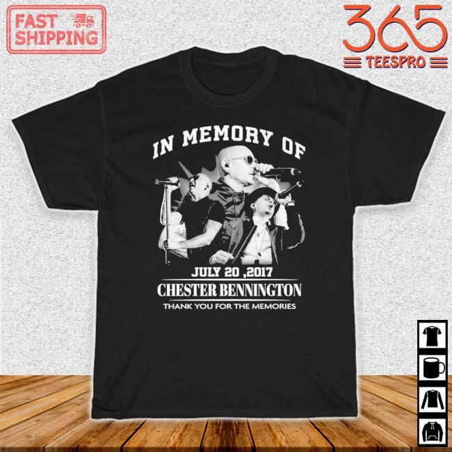 In memory of july 20 2017 Chester Bennington thank you for the memories shirt