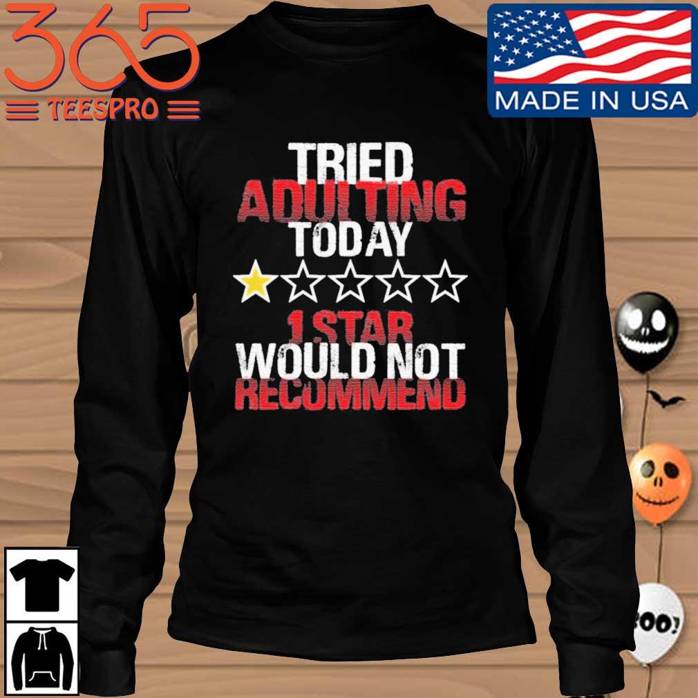 adulting 1 star shirt